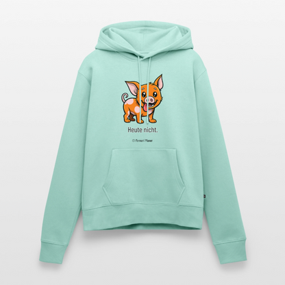 Unisex Hoodie Schweinehund Heute nicht - Mint 