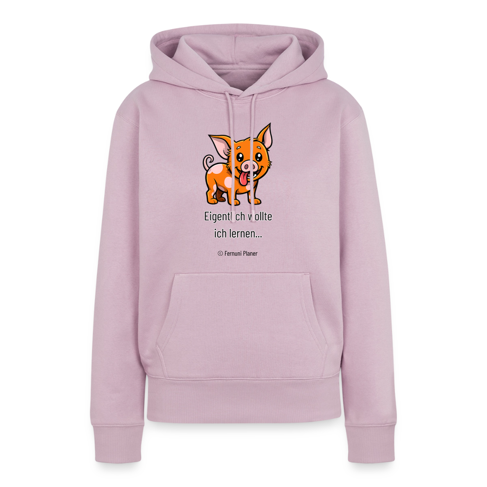Frauen Premium Hoodie Schweinehund Eigentlich - Altrosa