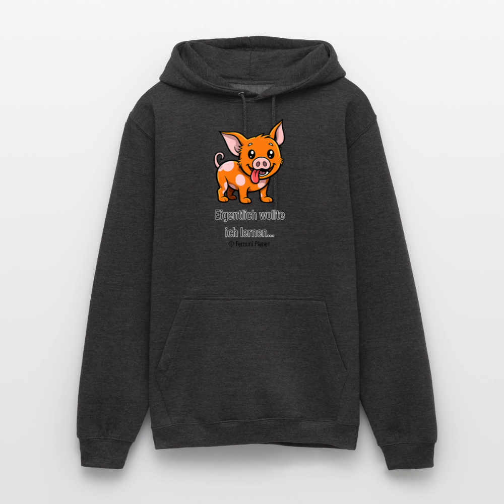 Unisex Hoodie Schweinehund Eigentlich - Anthrazit