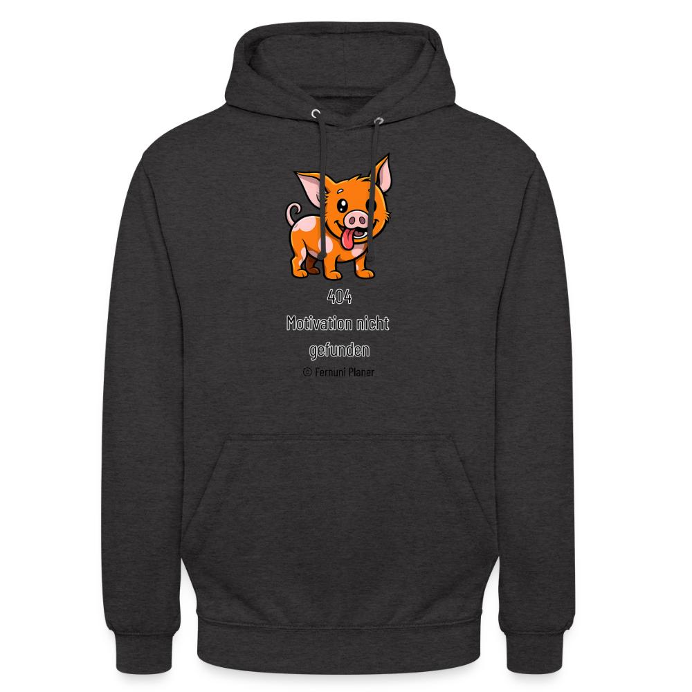 Unisex Hoodie Schweinehund 404 - Anthrazit