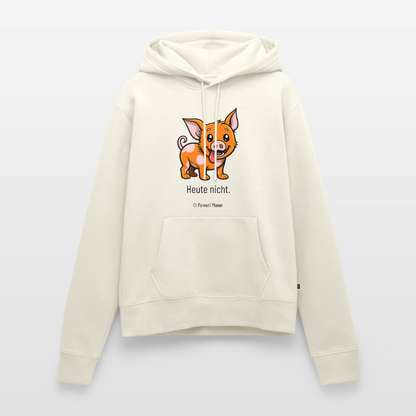 Unisex Hoodie Schweinehund Heute nicht - Naturweiß