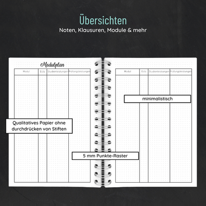 Fernuni Planer IU Edition Master 120 ECTS - Kalligraphie A4