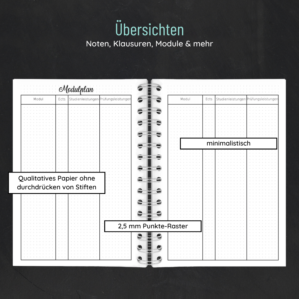Fernuni Planer Classic Master 60 ECTS - Kalligraphie A5