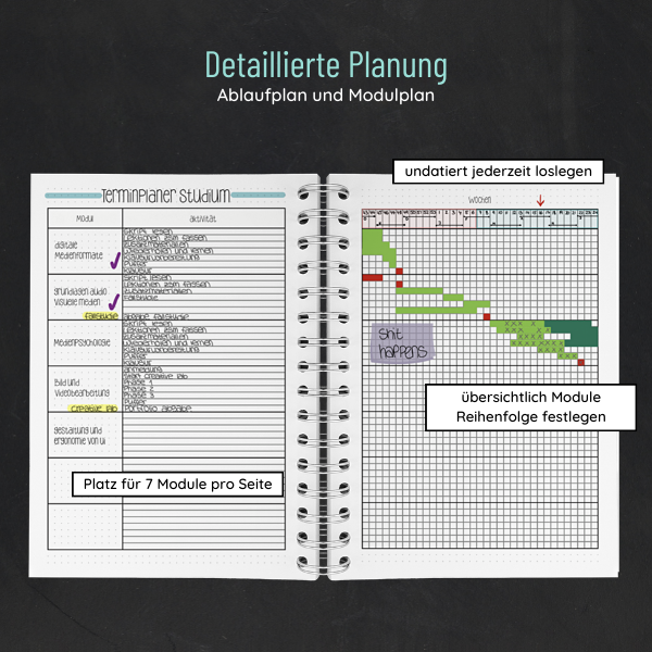 Fernuni Planer IU Edition Bachelor - Original A5