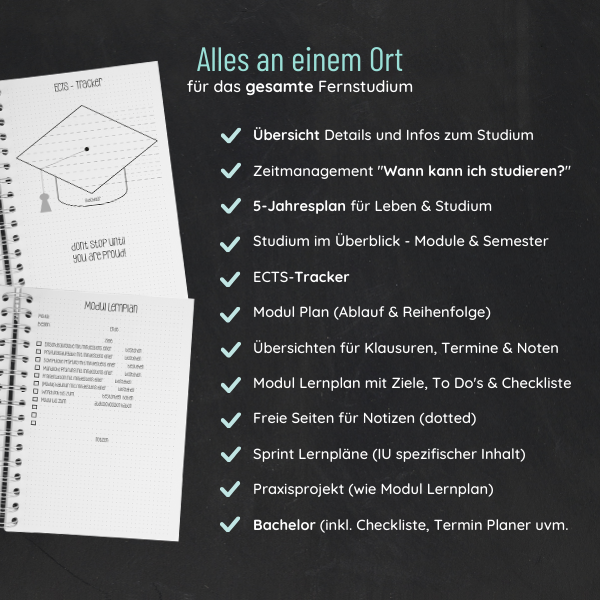 Fernuni Planer IU Edition Bachelor - Original A5