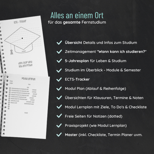 Fernuni Planer Classic Master 60 ECTS - Original A4