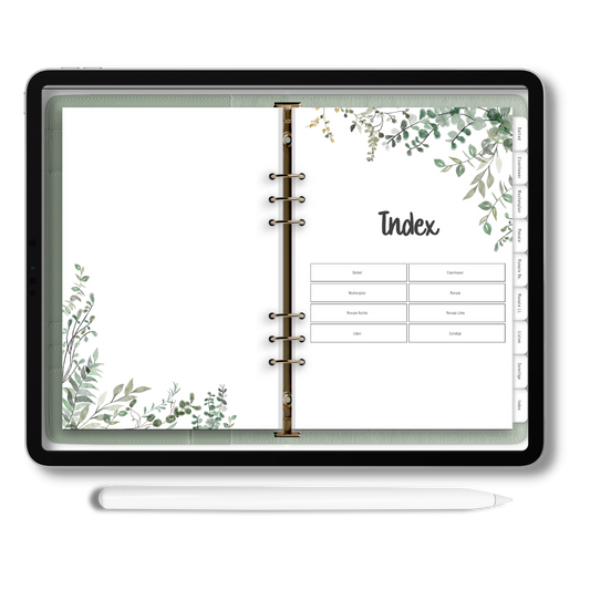 Digitales Notizbuch: optimiert für Tablet & digitale Planung
