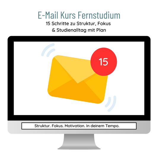 E-Mail Kurs Fernstudium Produktbild