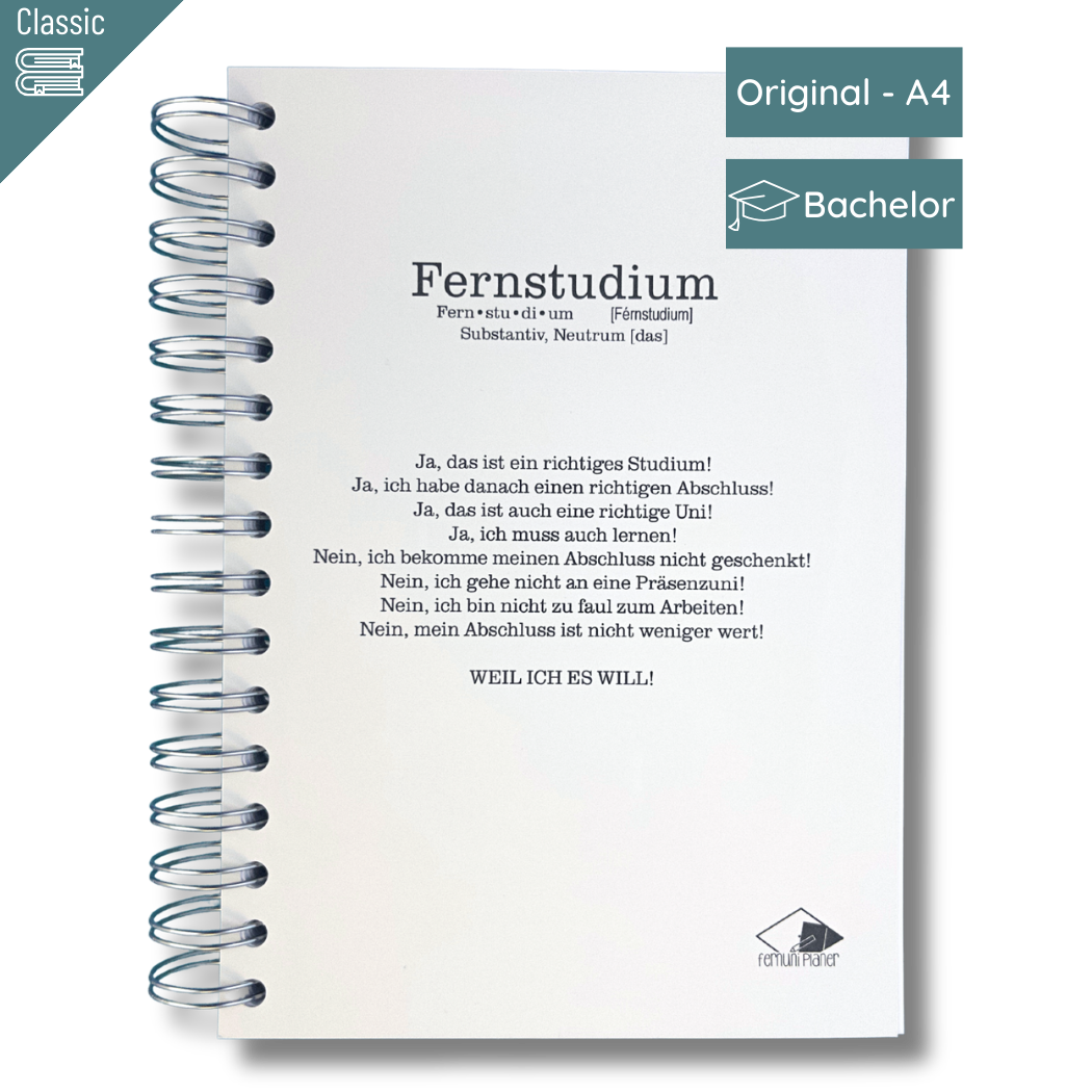 Fernuni Planer Classic Bachelor - Original A4