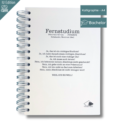 Fernuni Planer IU Edition Bachelor - Kalligraphie A4