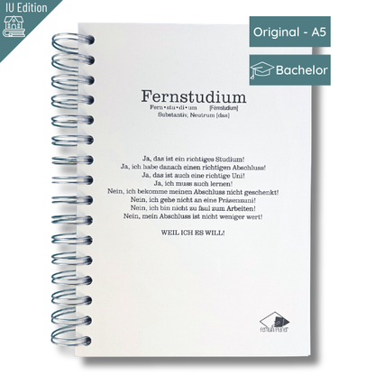 Fernuni Planer IU Edition Bachelor - Original A5