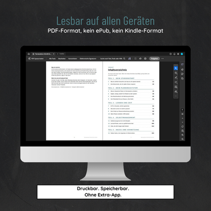 Lesbar auf allen Geräten: das E-Book als PDF-Datei auf Smartphone, Tablet, Laptop und PC