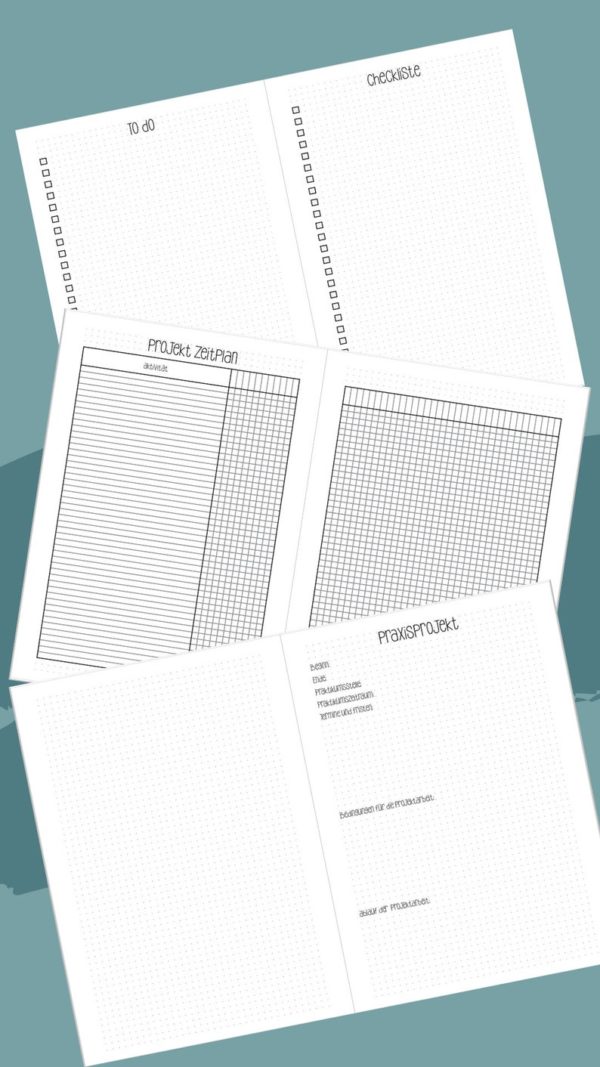 Fernuni Planer Master A4/A5 Printable [Digital] – Bild 7