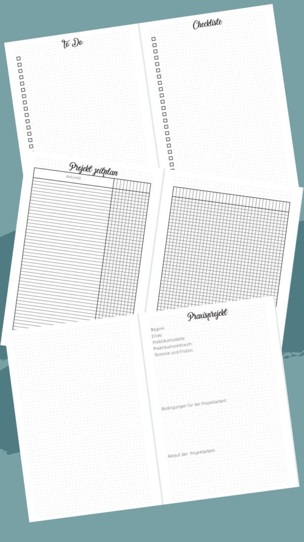 Fernuni Planer Master A4/A5 Printable [Digital] – Bild 15
