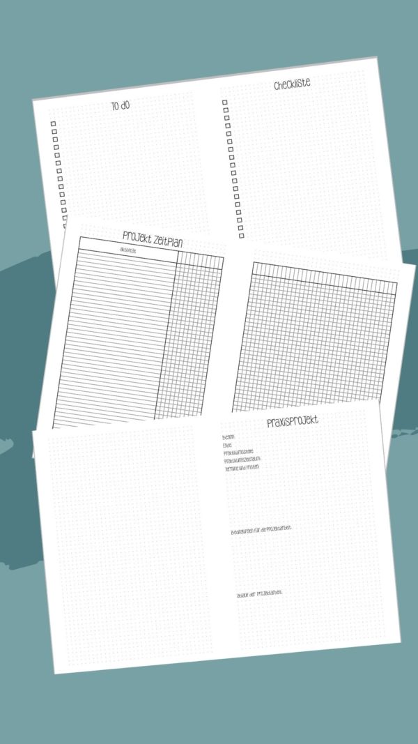 Fernuni Planer Master IU Edition A4/A5 Printable [Digital] – Bild 9