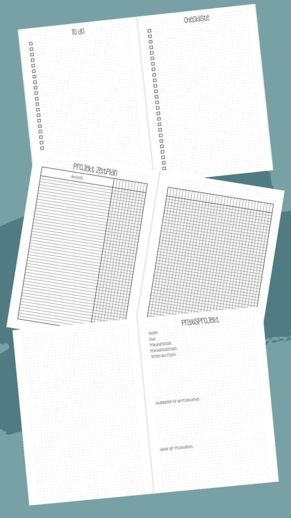 Fernuni Planer Bachelor A4/A5 Printable [Digital] – Bild 7