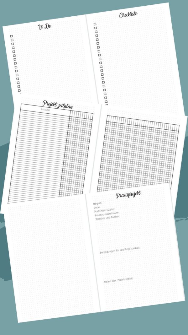 Fernuni Planer Bachelor A4/A5 Printable [Digital] – Bild 15