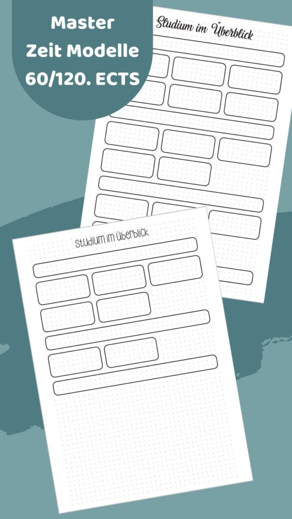 Fernuni Planer Master A4/A5 Printable [Digital] – Bild 17