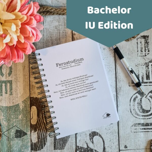 Spiral gebundener Fernuni Planer IU EDITION Bachelor