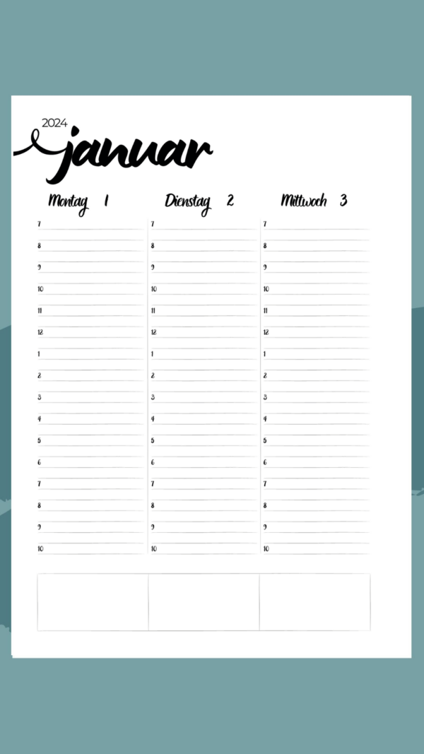 "Never give up!" Kalender 2024 / 2025 [Digital] – Bild 3